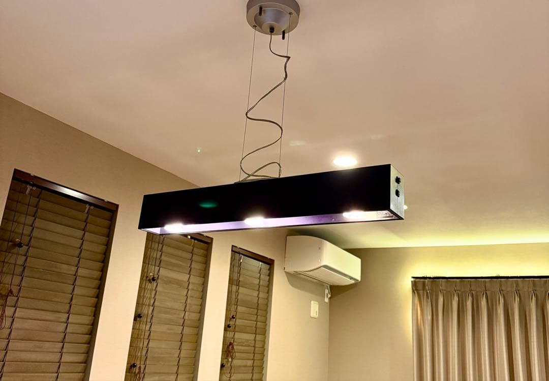 ODELIC ダイニングライト ハロゲン3灯+白熱2灯