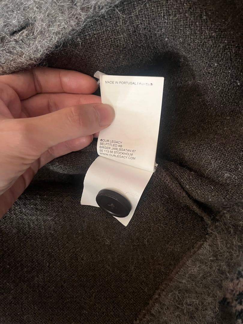 OUR LEGACY モヘアカーディガン 正規品タグ有り