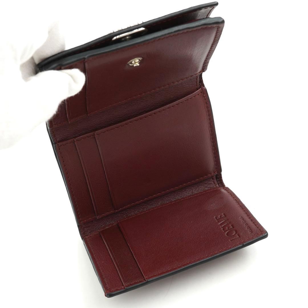 ✨未使用展示品・箱付き✨　LOEWE ミニ財布　トライフィールドウォレット