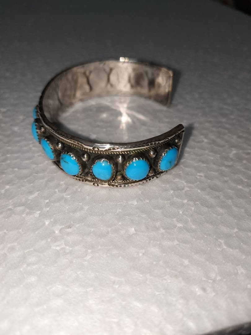ナバホ　Navajo　ターコイズ　バングル