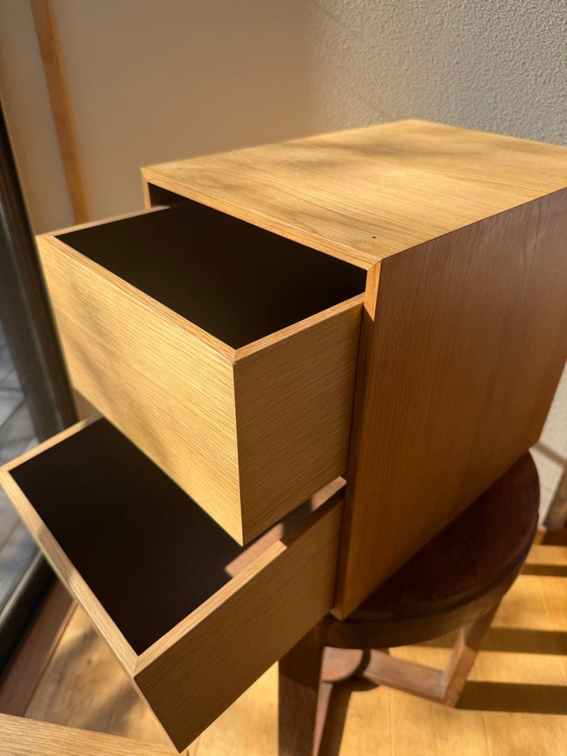 無印良品　引出し2段　廃盤品