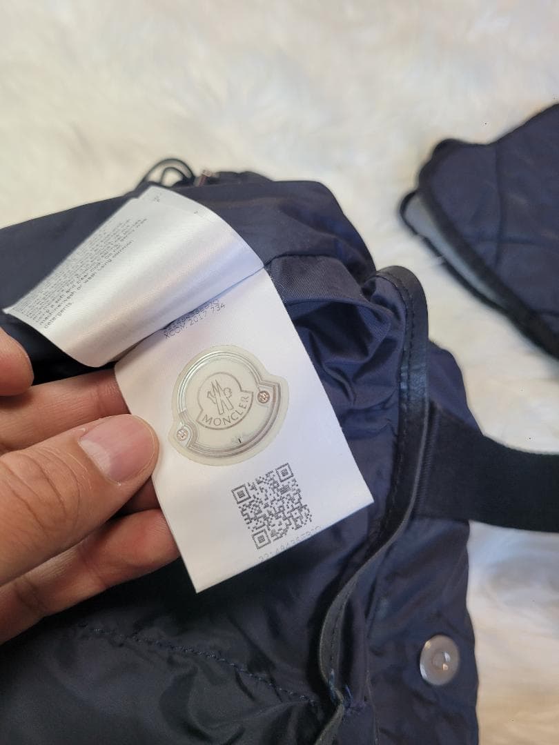 MONCLER ネイビー マザーズバッグ