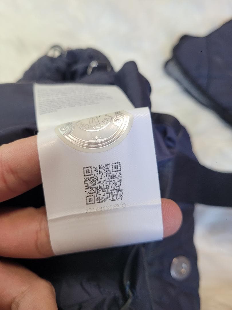 MONCLER ネイビー マザーズバッグ