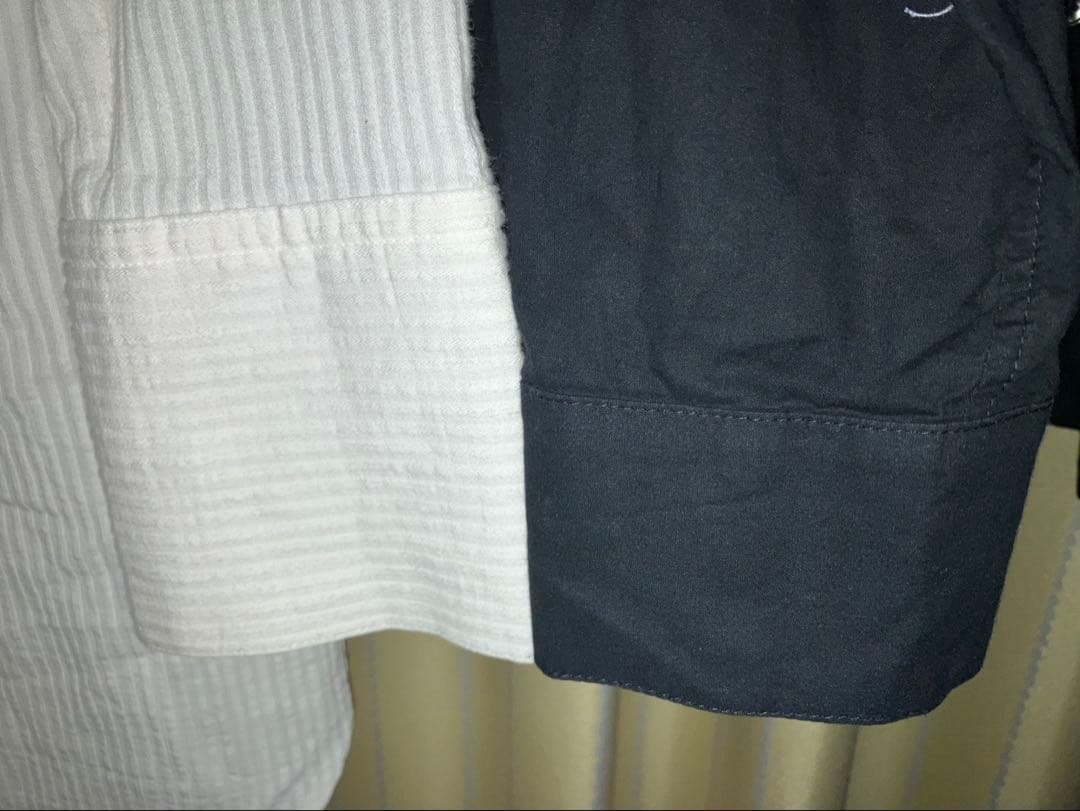 ANN DEMEULEMEESTER ロング ストライプ シャツ