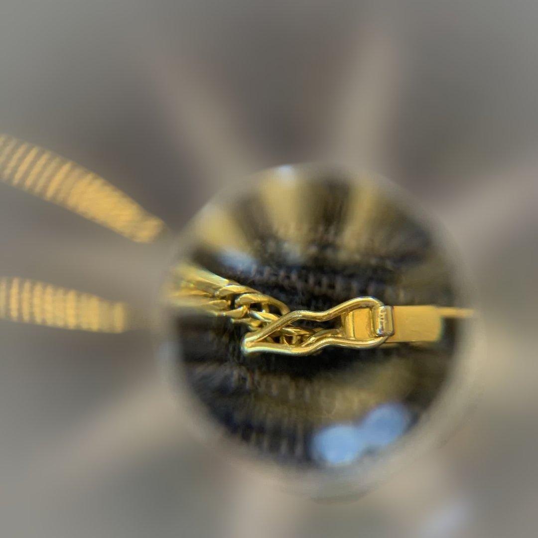 k18 喜平10g 50cm 6面ダブル　刻印、造幣局マークあり　750