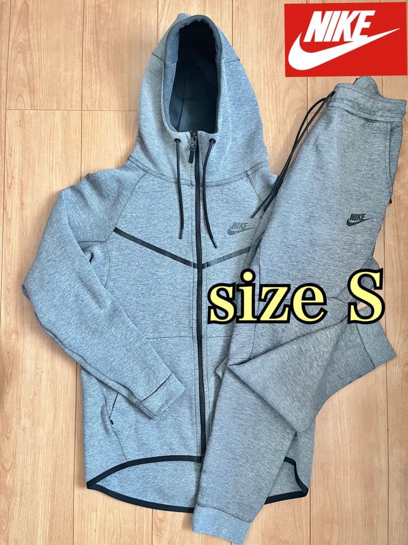 廃盤 NIKE テックフリース セットアップ パーカー スウェットパンツ 赤タグ