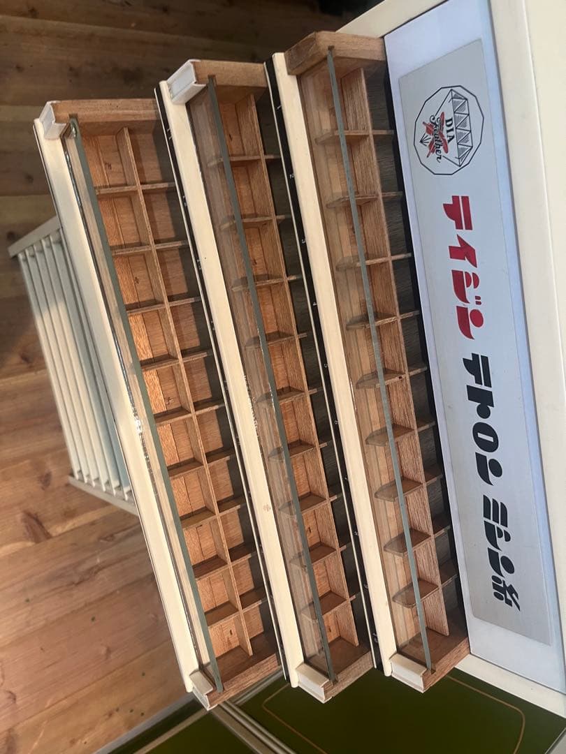 テイジン ミシン糸収納ケース 収納棚 インテリア 昭和レトロ 当時物