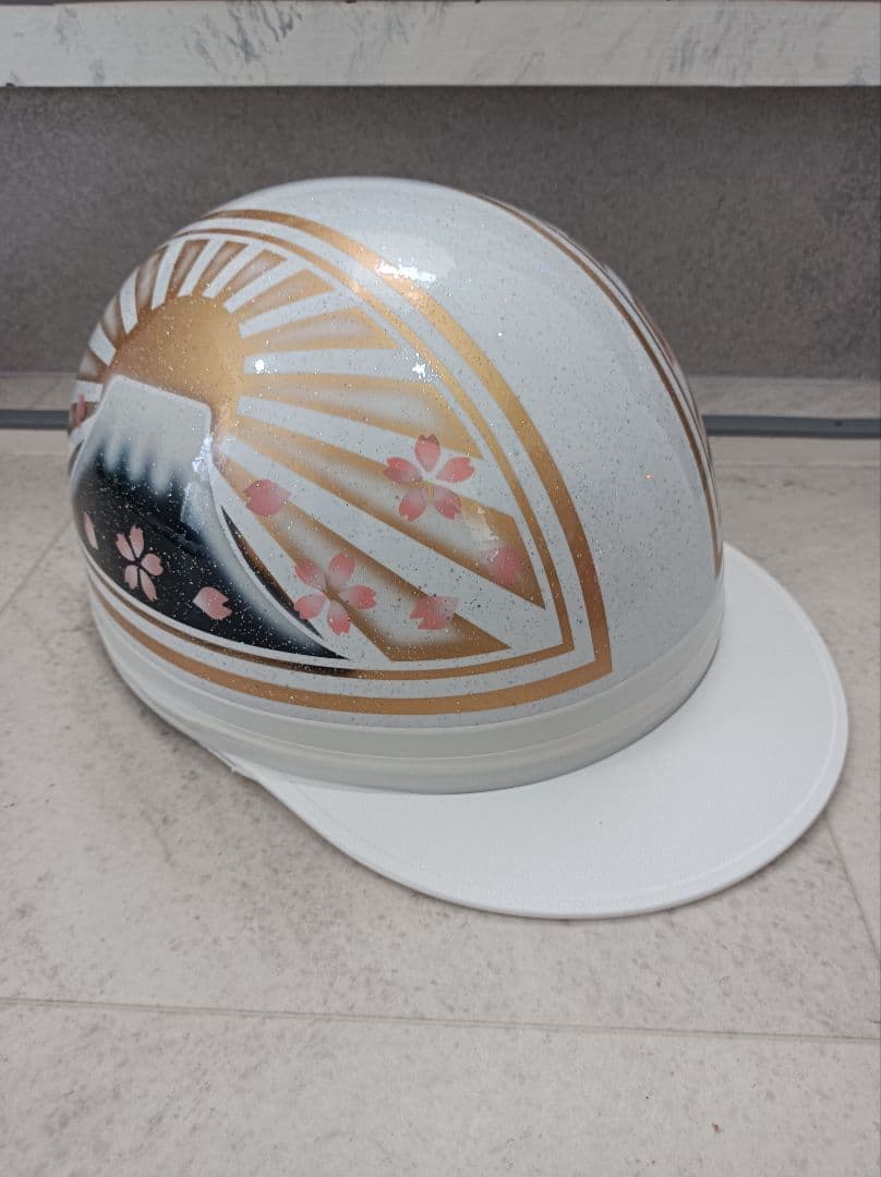 カスタムコルク半　白金　富士日章　七色ラメ