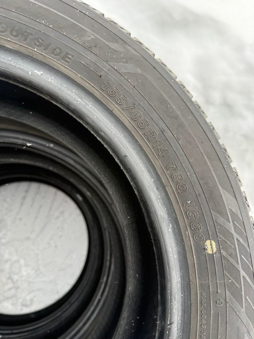 や*い様 155/65R14冬タイヤ　ヨコハマIG60 スタッドレス