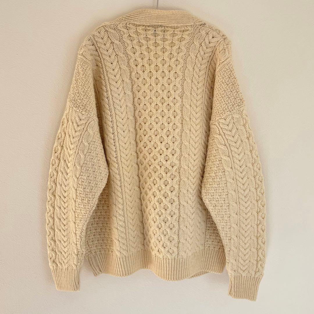 Vintage aren kint cardigan écru