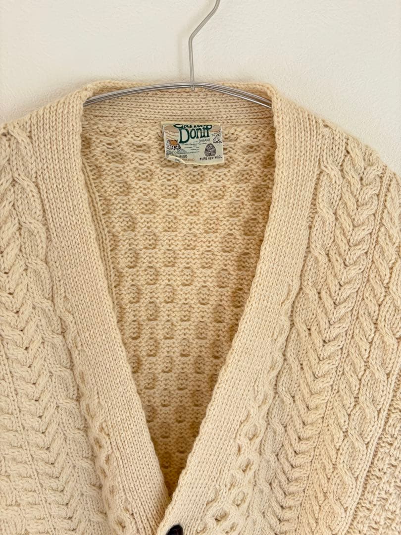 Vintage aren kint cardigan écru