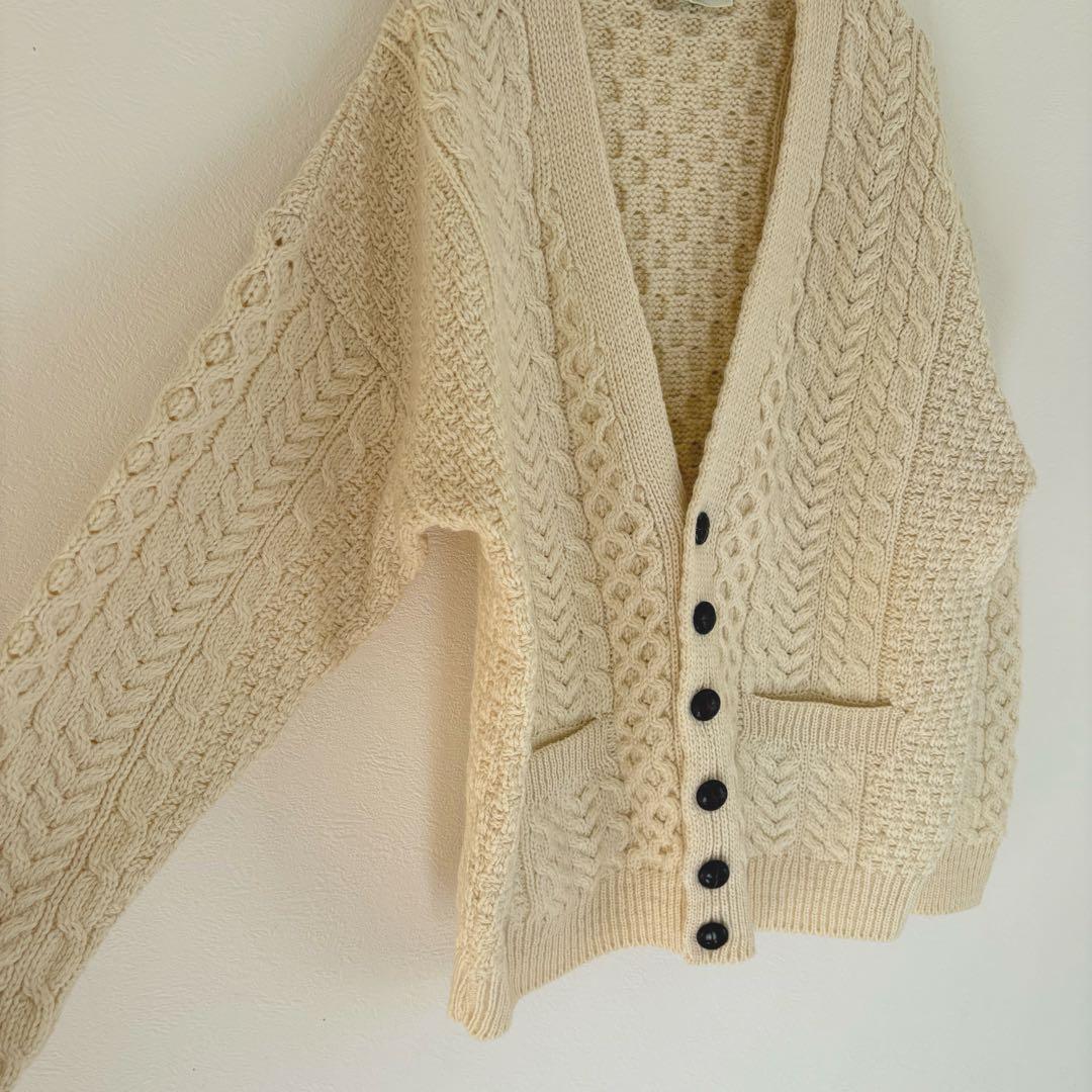 Vintage aren kint cardigan écru
