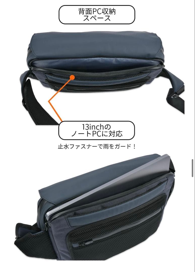 【超美品】TRIDEAL タフスリングマルチバッグ ネイビー