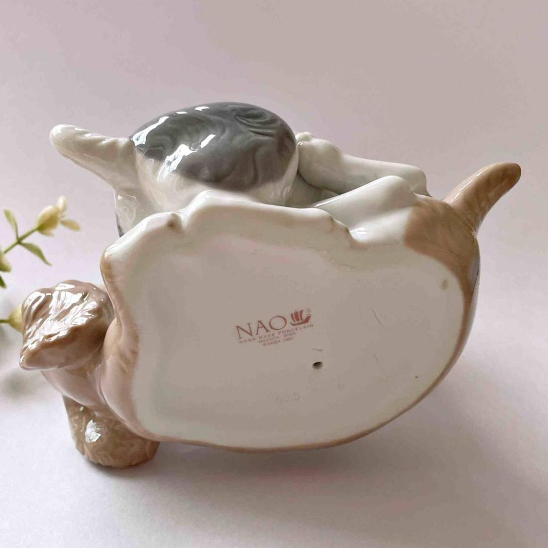 NAO 犬 フィギュリン 置物 手描き スペイン