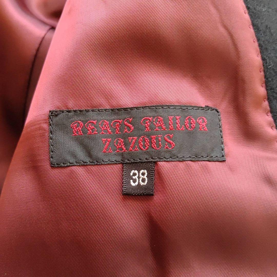 ZAZOUS カシミア混 金ボタン チェスターコート ロングコート