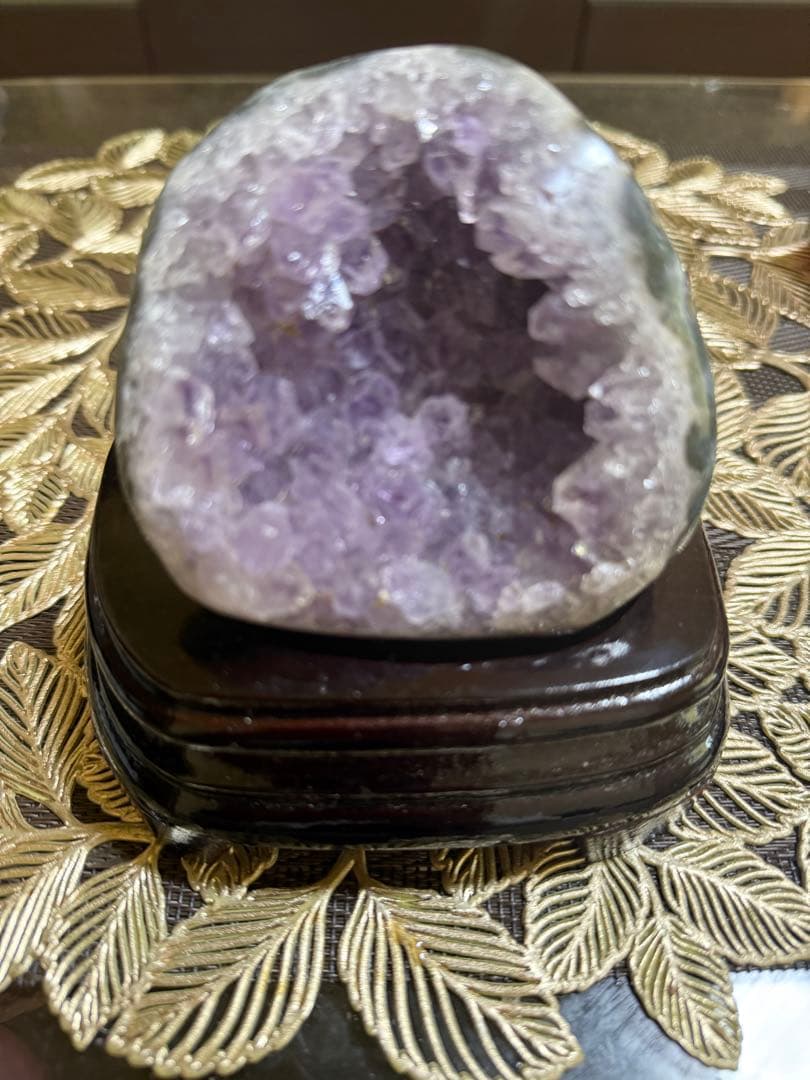 特別価格♡5A♡ウルグアイ産アメジストドーム♡台座付き