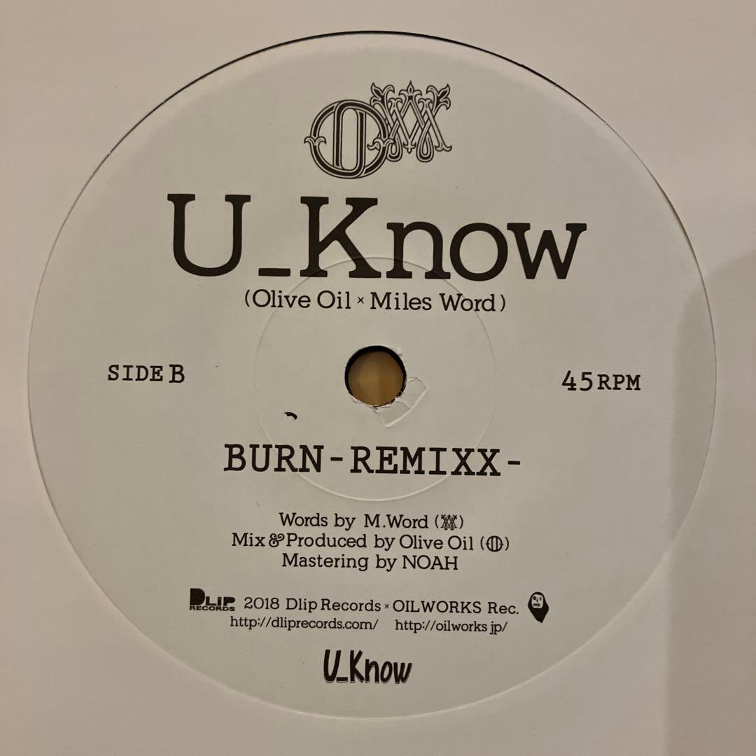 U_Know Olive Oil × Miles Word - WAKABA