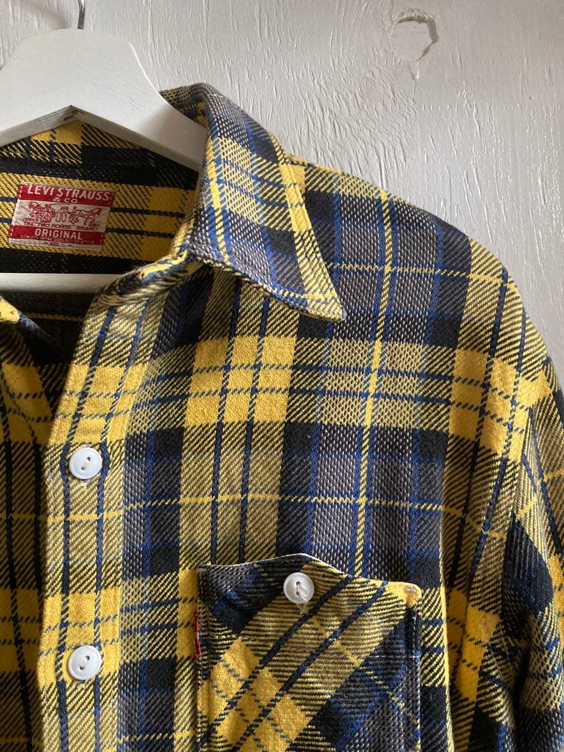 Levi's ネルシャツ リーバイス ヘビーネルシャツ 木村拓哉　L アメカジ