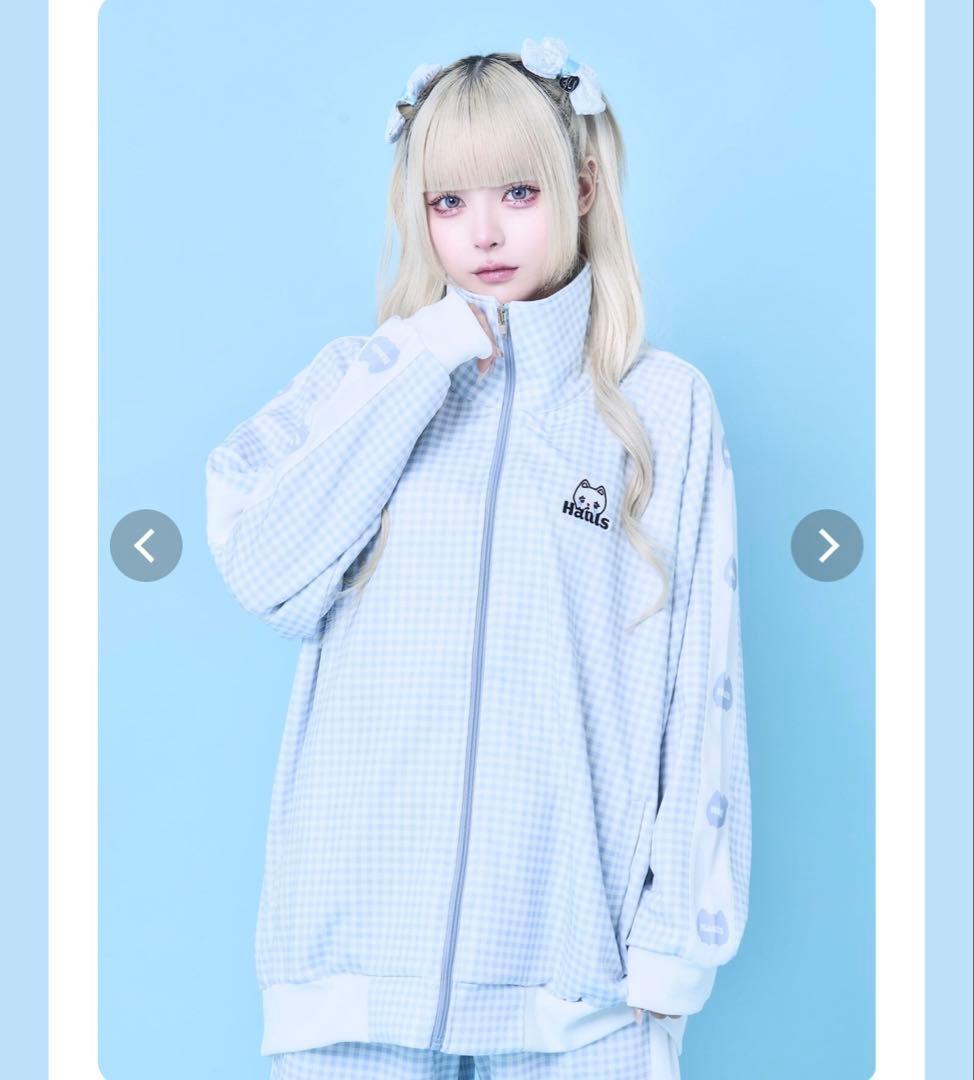 完売品タグ付きはうるず新！柄 神おジャージ参上！(ギンガムSAX)