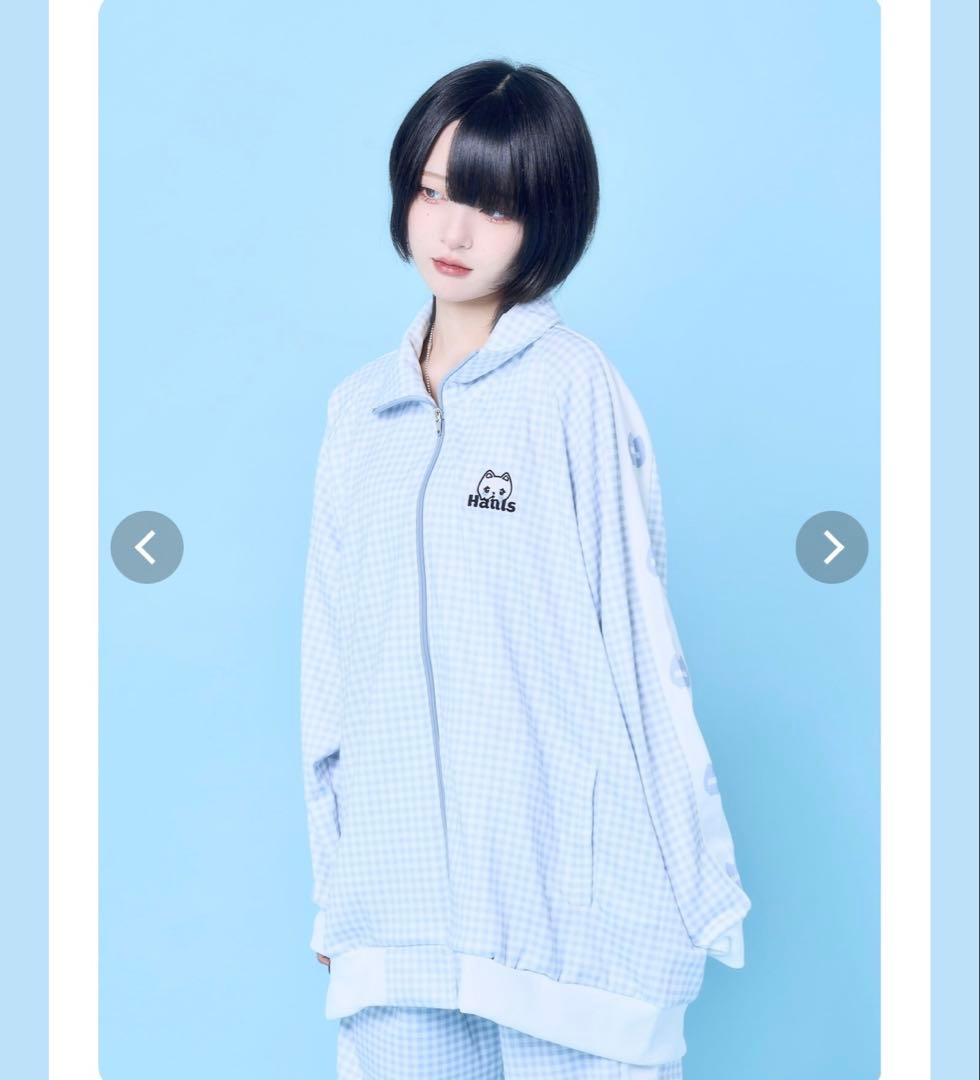 完売品タグ付きはうるず新！柄 神おジャージ参上！(ギンガムSAX)