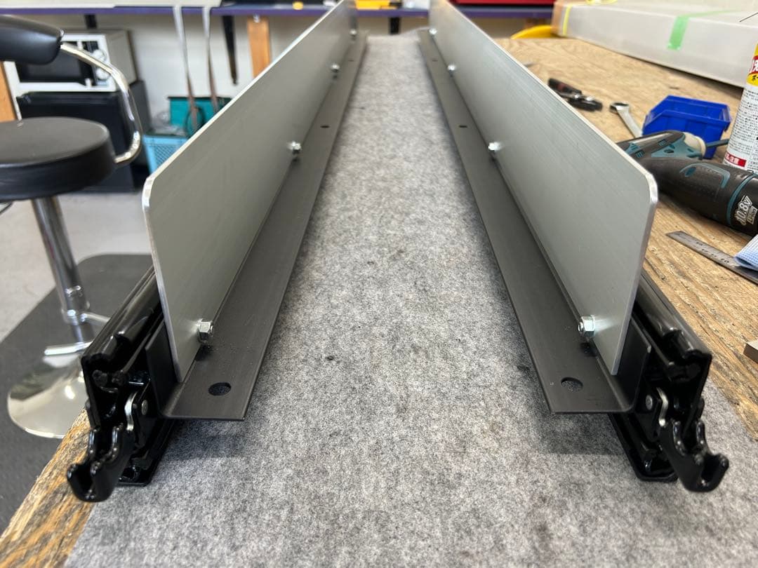 タカユキページ 150ブラックダブルスライドフロア　板、フェルトポール有り