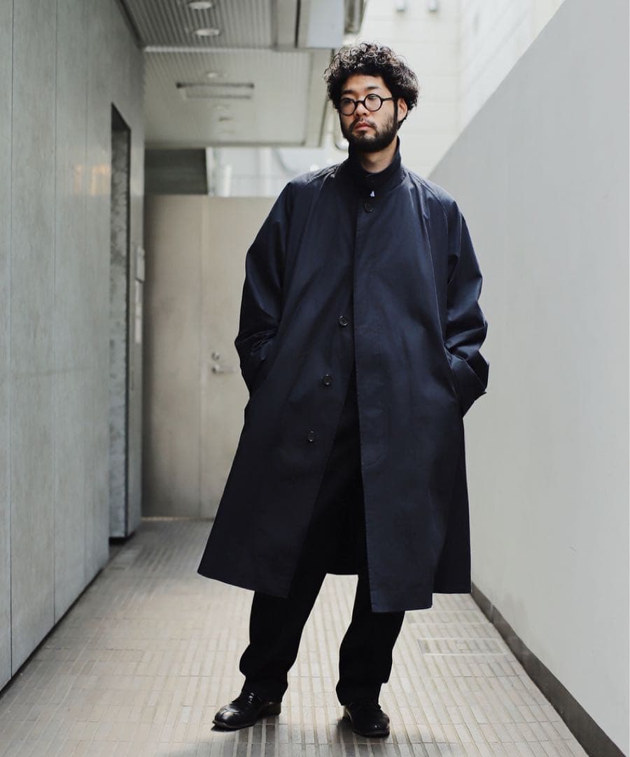 LE 名作　バルカラーコート　ネイビー　サイズ3