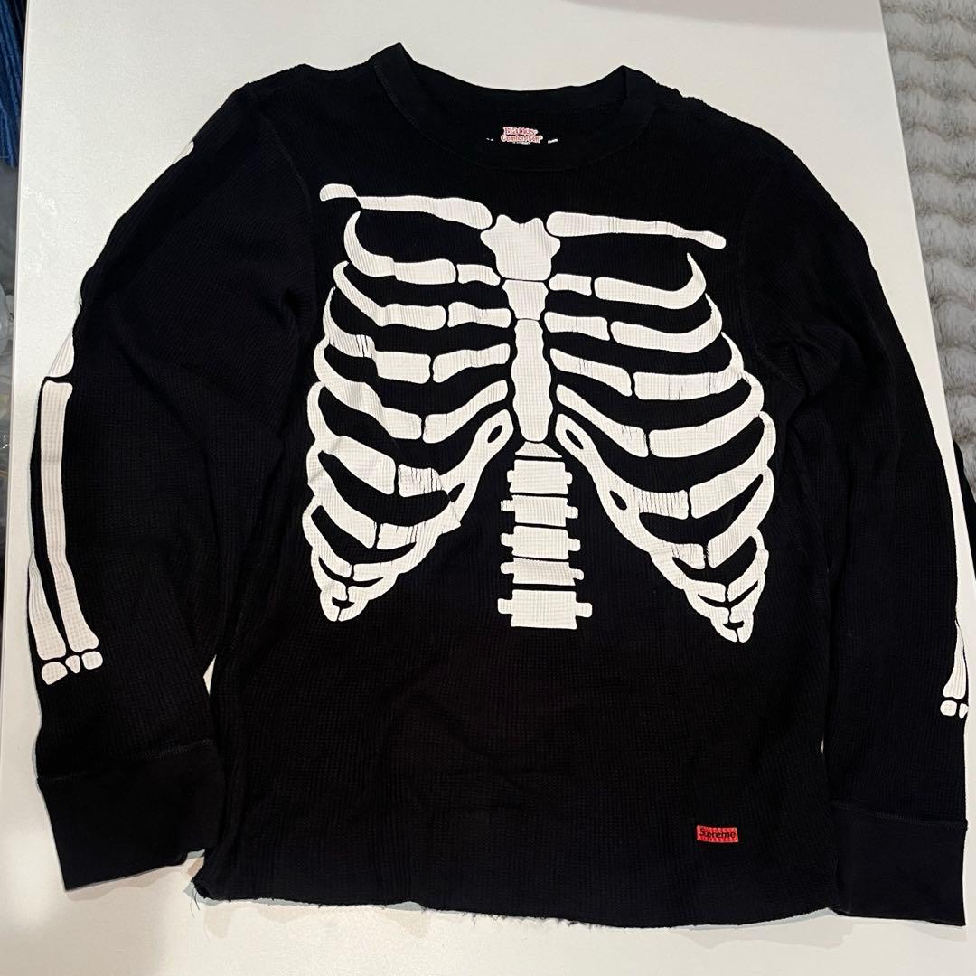 トップス Supreme skull thermal tops / S