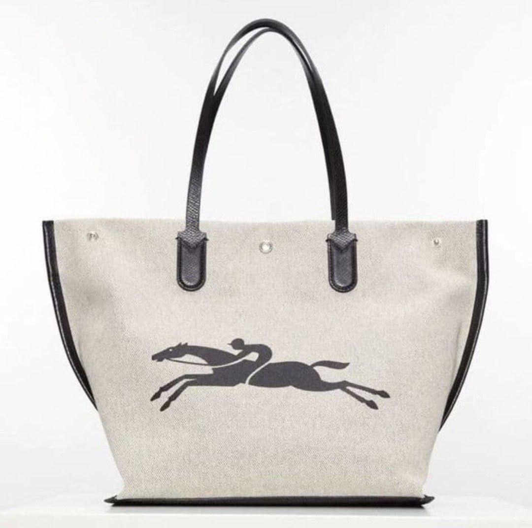 【新品未使用】ロンシャン ロゾ Lサイズ　キャンバストートバッグ