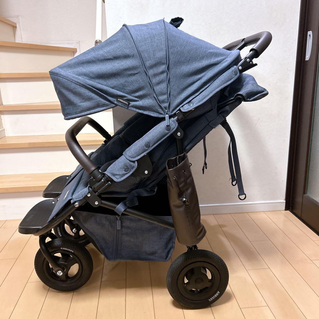 エアバギー ココダブルEX フロムバース AIRBUGGY 未使用レインカバー付