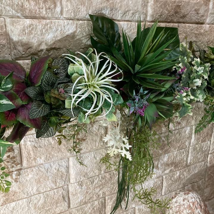 光触媒　人工観葉植物　ウォールグリーン　造花　インテリア855