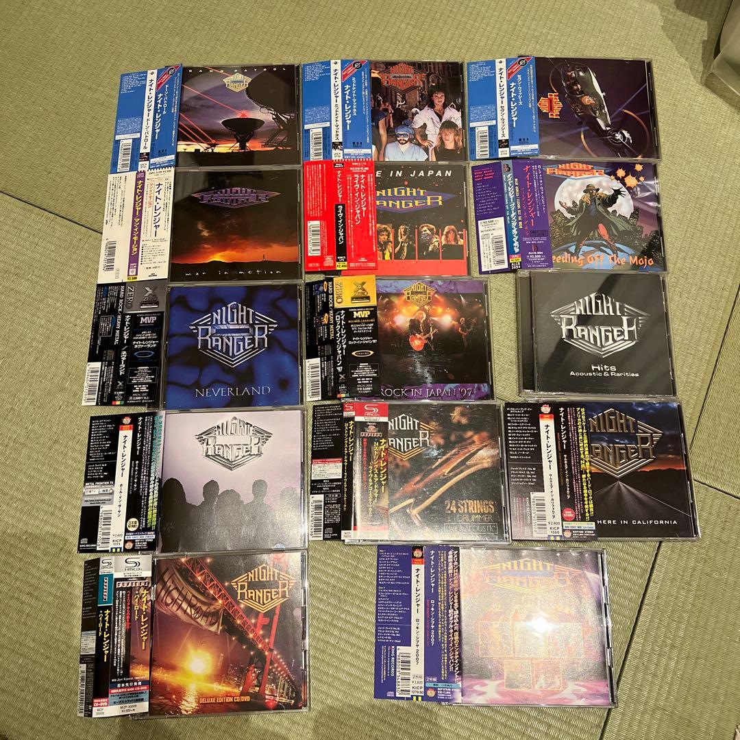セットリスト付！！Night Ranger激レア盤含むセットCD