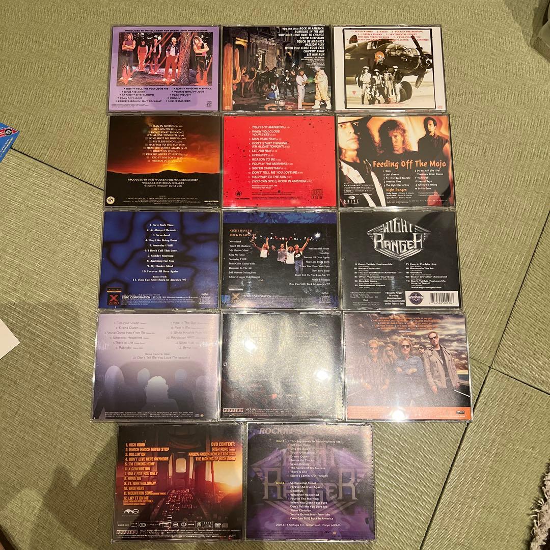 セットリスト付！！Night Ranger激レア盤含むセットCD