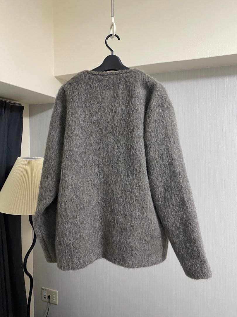 トップス OUR LEGACY CARDIGAN Mole Grey Hairy Wool