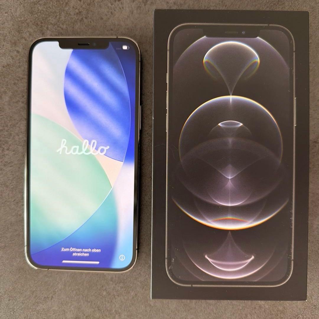 iPhone12 Pro Max 128GB SIMフリー グラファイト 箱あり