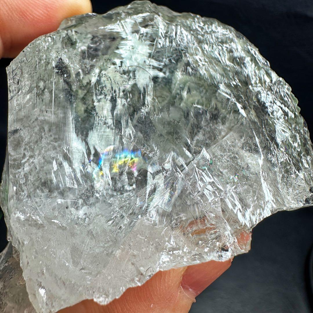 ヒマラヤ水晶レインボー☆フリーフォームアイリスクォーツ クリスタル原石A1479