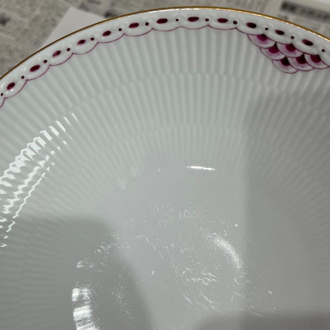 希少 ロイヤルコペンハーゲン ボウル プリンセス パープル