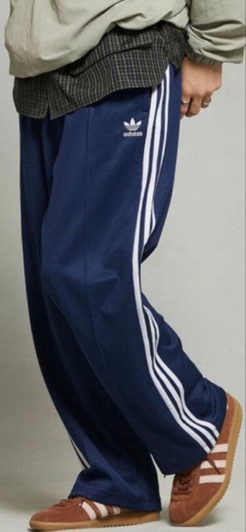 adidasバギーフィットファイヤーバードトラックパンツ L 新品レングス短い