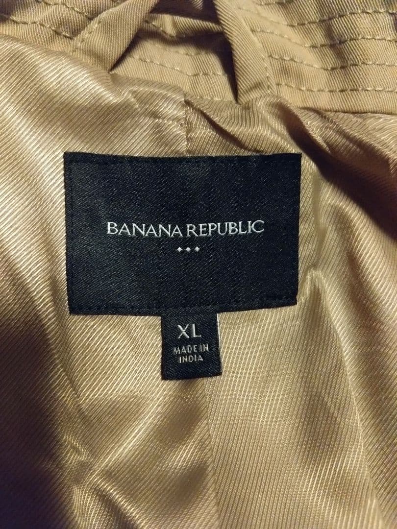 BANANA REPUBLIC ベージュ トレンチコート XL