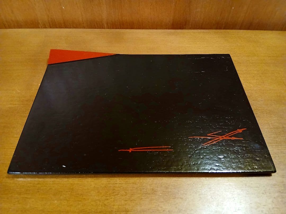 未使用　木製漆器　天ぷら皿　5客セット　天然木