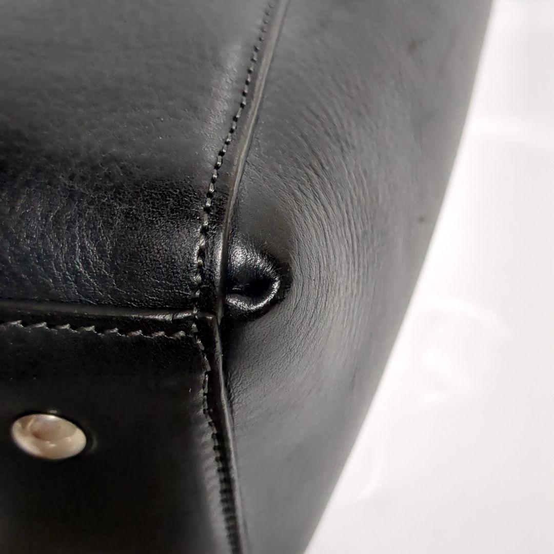 ✨美品✨ダニエル&ボブ OTELLO トートバッグ ブラック レザー ロゴ