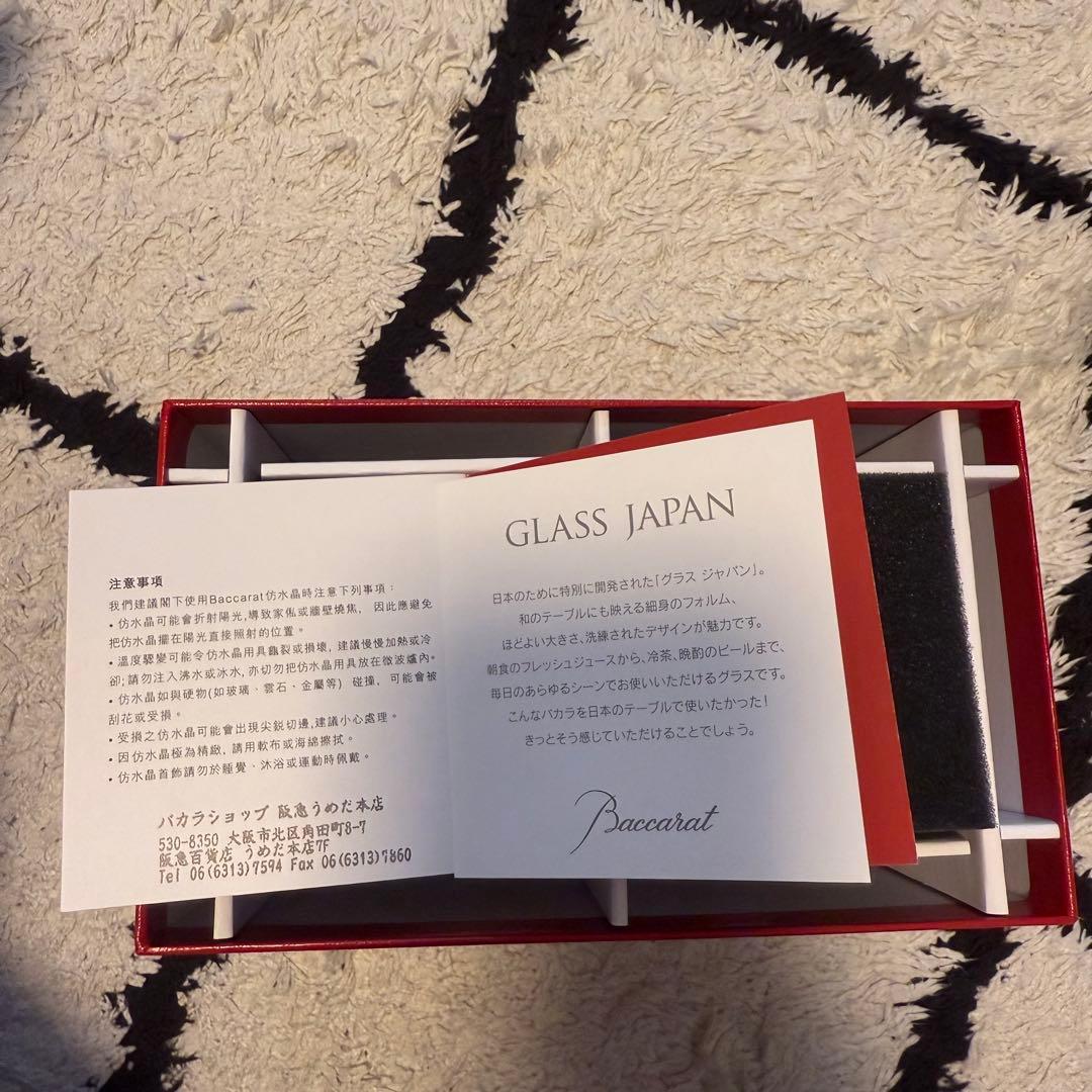 Baccarat ECLAT グラスジャパン　エクラ 2客セット