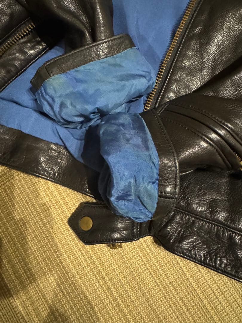 Black Means レザー　シングルライダースジャケット　 シドジャン