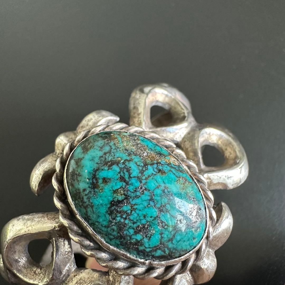 NAVAJO Robert Chee ローンマウンテンターコイズ バングル