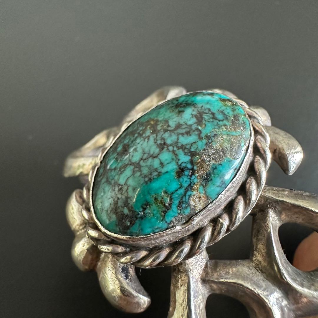 NAVAJO Robert Chee ローンマウンテンターコイズ バングル