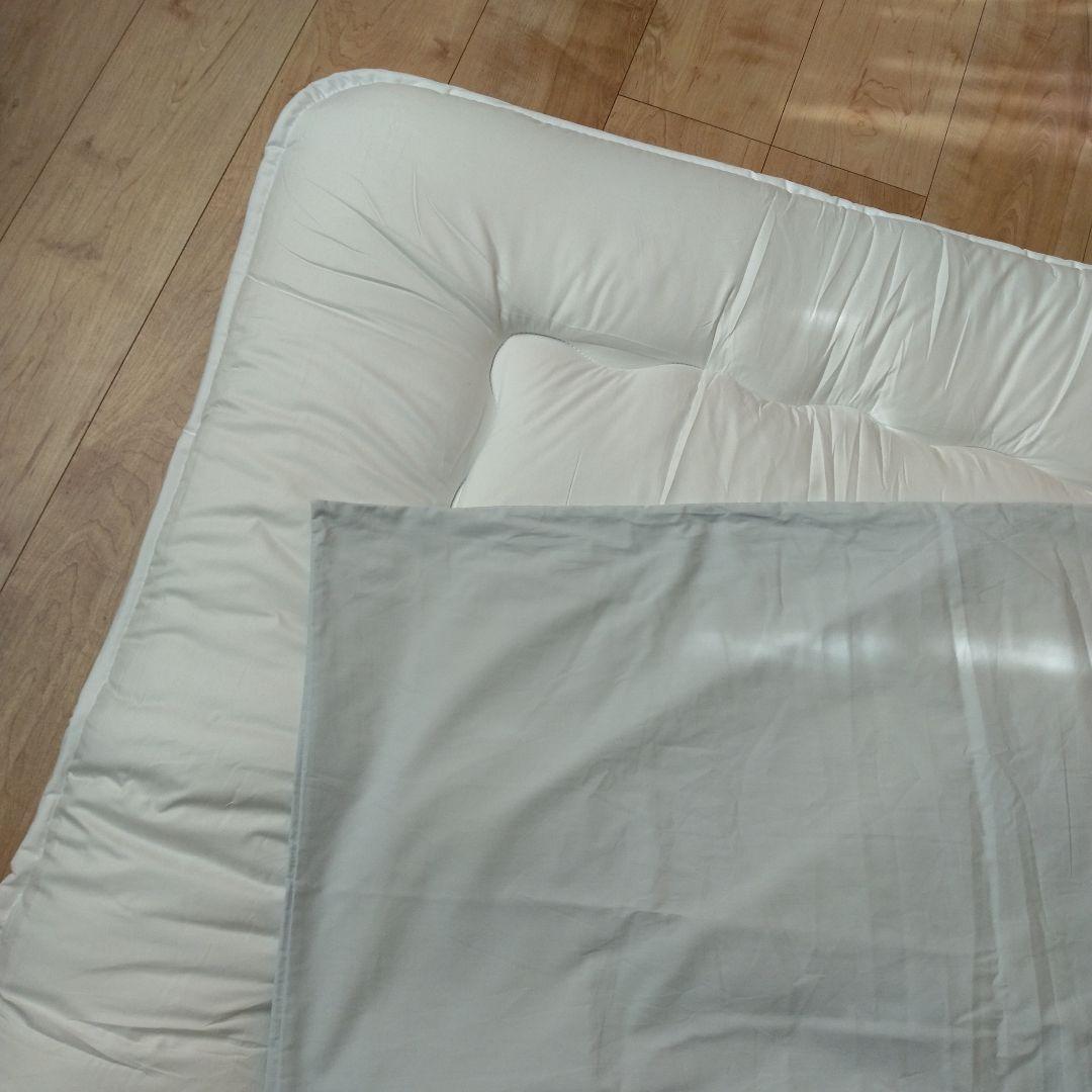 敷き布団シングルサイズ　2点セット　 カバー付き