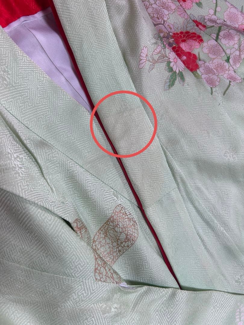 お買い得品♡七五三　7歳　フルセット　女の子　一式　ミントグリーン