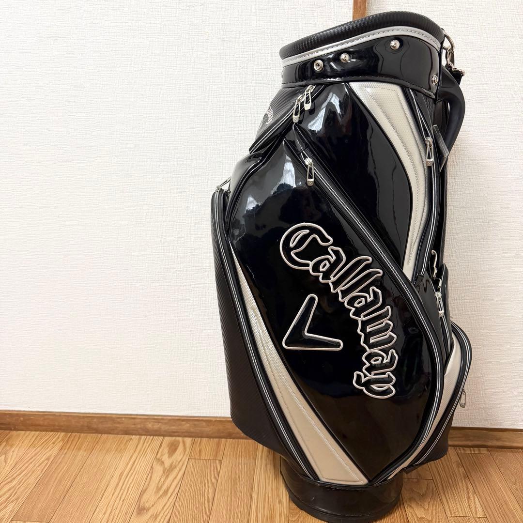 Callaway エナメル製 キャディバッグ 送料無料