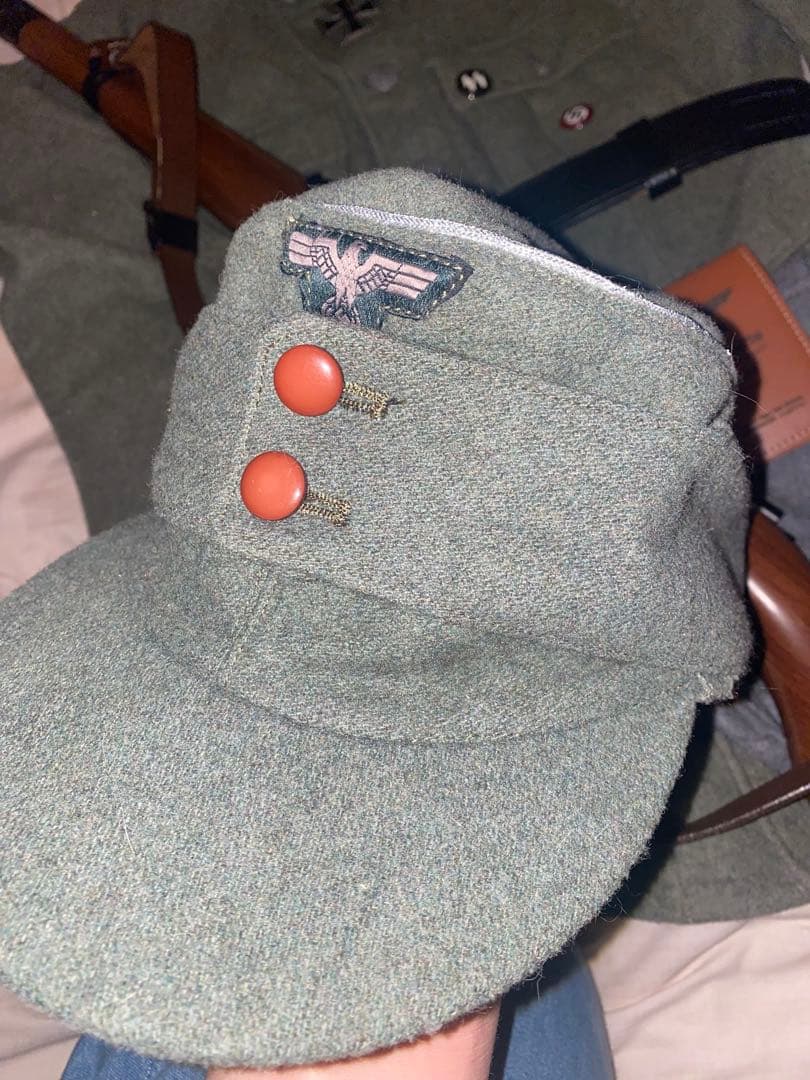 ドイツ軍 野戦服 規格帽 セット