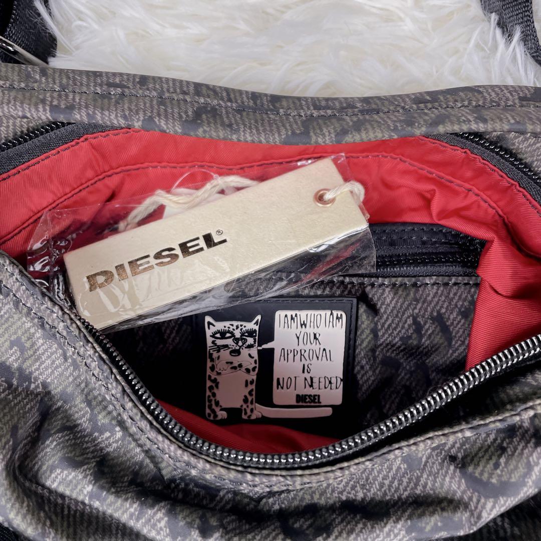 DIESEL レオパード柄 ショルダーバッグ　2way y2k総柄