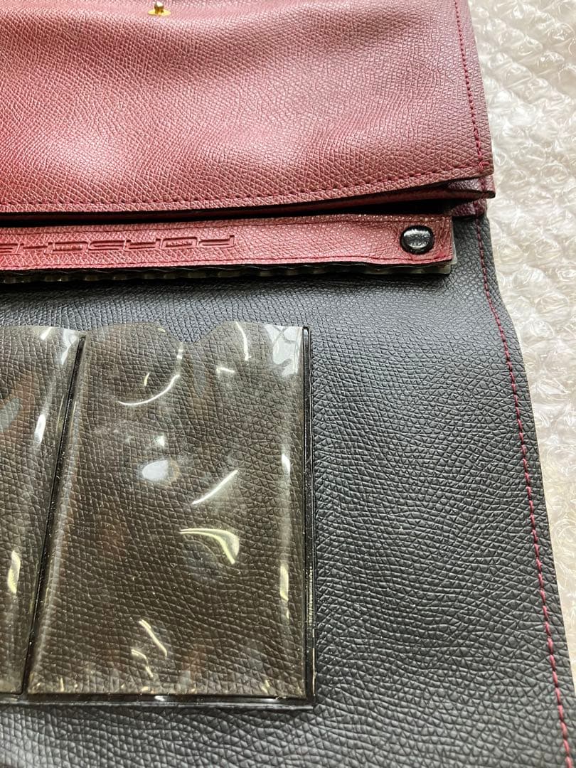 ポルシェ純正車検証ケース　ポルシェ純正取扱説明書入れ　純正用品